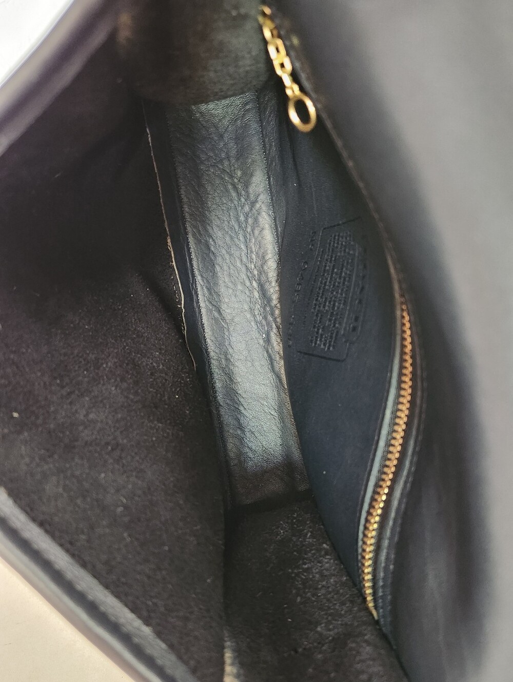 Coach Court Bag, Navy Blue No. 9870, Archival Vintage, Pre-1994 - Picture 13 of 15